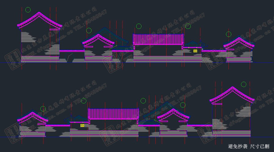 仿古中式建筑設計