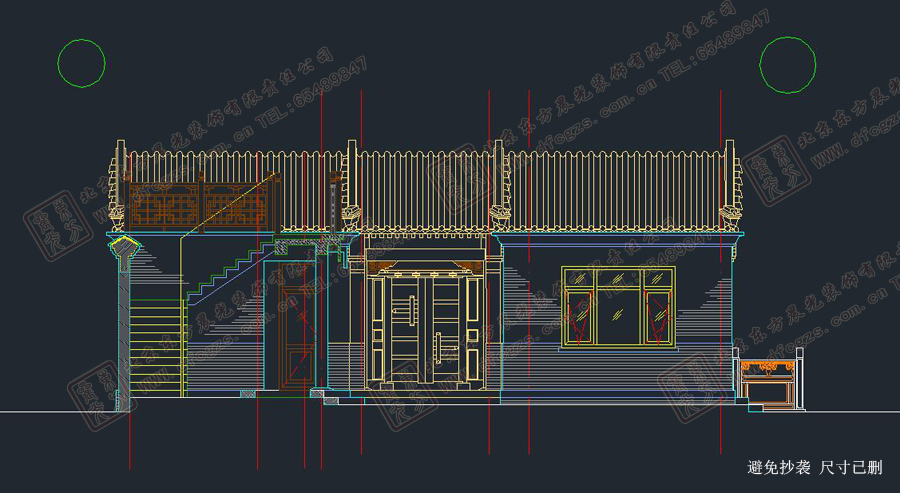 徽派中式建筑設計