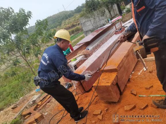 農村仿古中式四合院施工